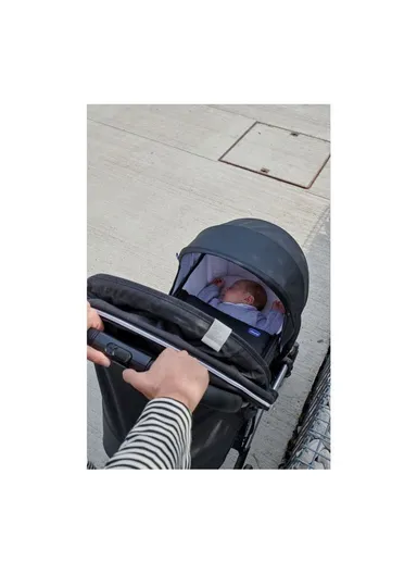 0m+ Fabric &amp; Metal 2 In 1Goody Plus Stroller &amp; Car Seat With Adaptor 79877.21+79739 (L105 x W46.5 x H79)cm