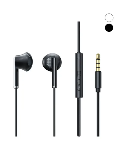 1.2m 3mW Half-In-Ear Wired Earphones 3.5mm Plug JR-EW07