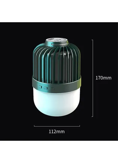 2400mAh LED Camping Lantern Bluetooth Speaker With Portable Emergency Light Power Bank HS-LY01-V1 - Grey