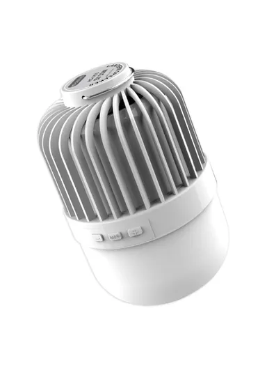 2400mAh LED Camping Lantern Bluetooth Speaker With Portable Emergency Light Power Bank HS-LY01-V1 - White