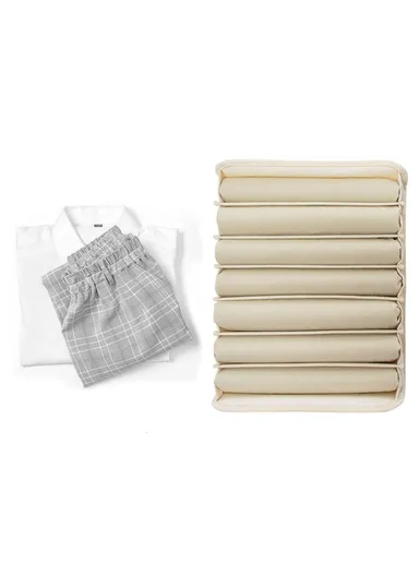 Cotton+PP+PE Clothes Organizer Closet Drawer Dividers Storage Box for Jeans Sweater Underwear MDJ6167