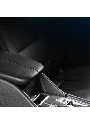 1 Pair Microfiber Leather Car Seat Seam Filling Strip Vehicle Seat Gap Filler Strip (L44 x W5 x H5)cm - Black