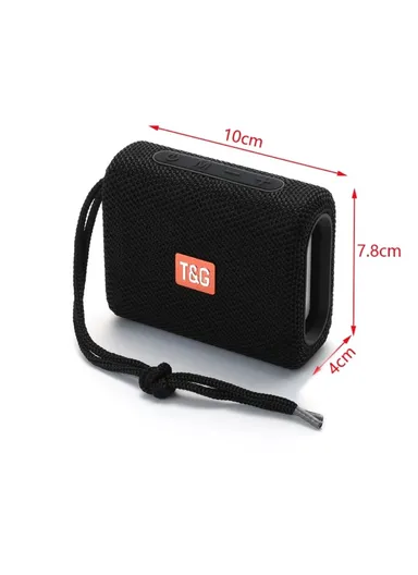 500mAh Waterproof Outdoor Portable Bluetooth Wireless Speaker Subwoofer Boombox TG313 (L10 x W4 x H7.8)cm - Green