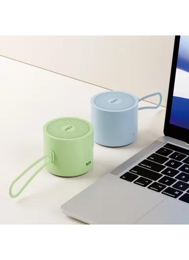 500mAh Bluetooth Speaker Outdoor Waterproof TWS Subwoofer Wireless Loudspeaker A127 (D4.6 x H3.93)cm - Pink