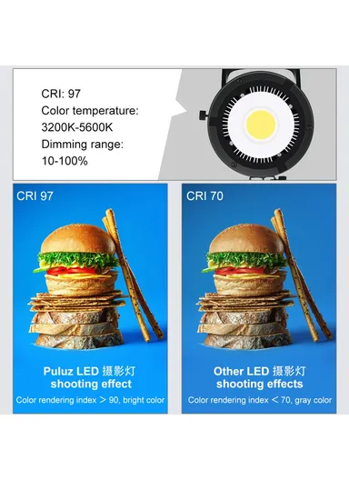 120W Photography Kit Set 3200K-5600K Video Light with Softbox Remote Control Light Holder PKT3108 - EU Plug