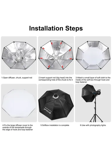 120W Photography Kit Set 3200K-5600K Video Light with Softbox Remote Control Light Holder PKT3108 - EU Plug