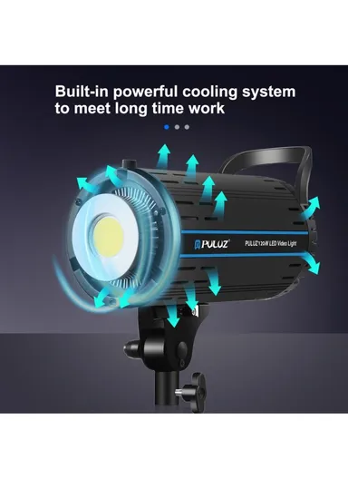 120W Photography Kit Set 3200K-5600K Video Light with Softbox Remote Control Light Holder PKT3108 - EU Plug