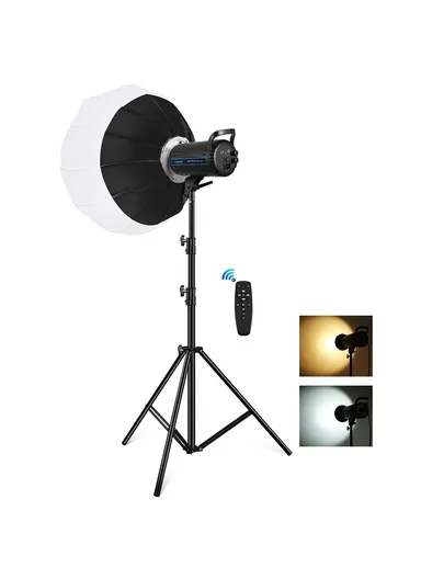 Photography Studio Video Light With 2.8m Light Stand &amp; Softbox Kit Set PKT3105 - EU Plug