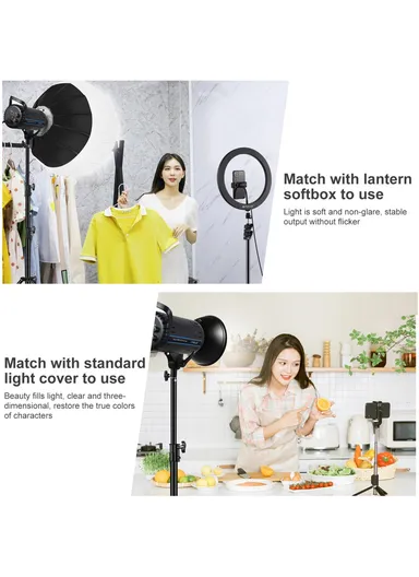 Photography Studio Video Light With 2.8m Light Stand &amp; Softbox Kit Set PKT3105 - EU Plug