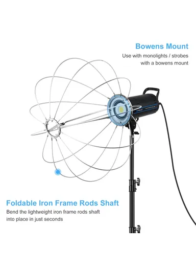 Photography Studio Video Light With 2.8m Light Stand &amp; Softbox Kit Set PKT3105 - EU Plug