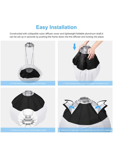 Photography Studio Video Light With 2.8m Light Stand &amp; Softbox Kit Set PKT3105 - EU Plug