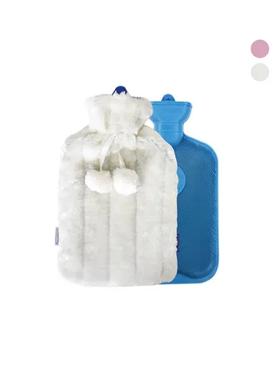 2L Rubber Hot Water Bag With Plush Cover OPH-302