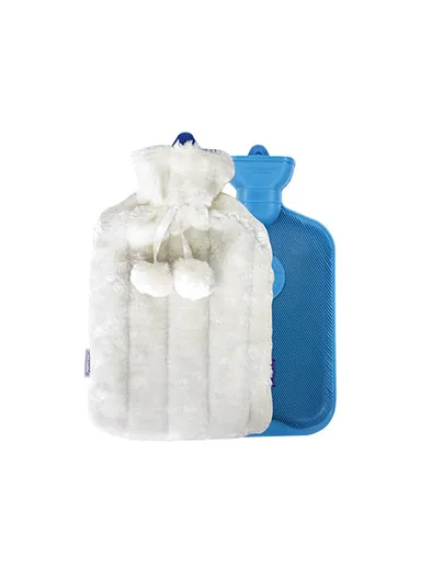 2L Rubber Hot Water Bag With Plush Cover OPH-302