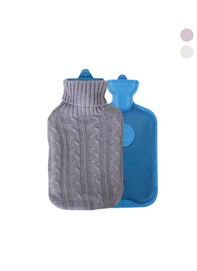 2L Rubber Hot Water Bag With Knitted Cover OPH-303