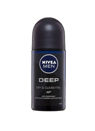 50ml Deep Black Carbon Roll On Deodorant For Men