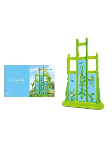 Parent-Child Interactive DIY Image Puzzle Board Game Matching Flip Jigsaw 5777-45 (L27.5 x W17.5 x H4)cm