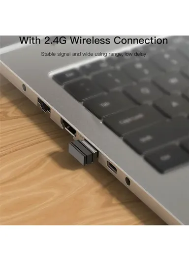 4 Key 1600DPI 2.4G Photoelectric Anti-Interference Ergonomic Design Wireless Mouse for Laptops - KB16