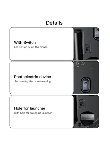 4 Key 1600DPI 2.4G Photoelectric Anti-Interference Ergonomic Design Wireless Mouse for Laptops - KB16