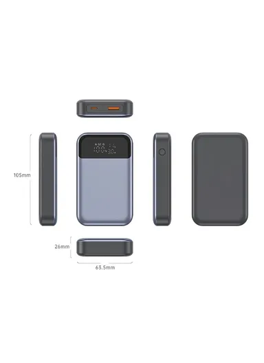 10000mAh PD 30W PPS 33W Fast Charging Power Bank Phone Charger External Battery T155LP