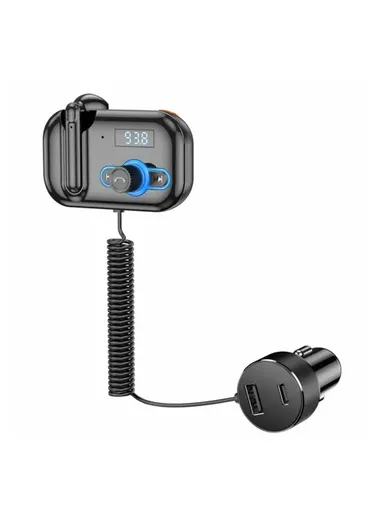 60mAh Multifunctional Dual USB Ports Fast Charger &amp; Bluetooth FM Transmitter T2