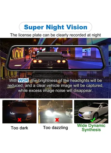 Wireless Car Player 9" Touch Screen Dual Camera Car Radio With Hands-Free / Mirror Link / Maps Navigation P902S (L7.8 x W30.5)cm