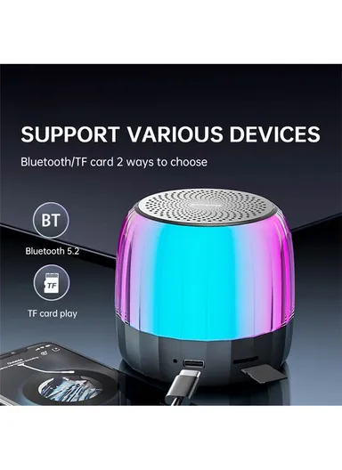 3W 500mA Plus Wireless Bluetooth Portable Speaker With RGB Light Outdoor Mini Subwoofer Thinkplus K3