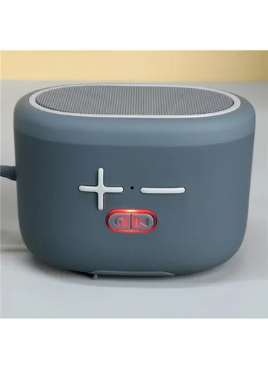 500mA TWS Bluetooth Speaker With Lanyard Portable Wireless Subwoofer Support TF Card TG-662 - Grey