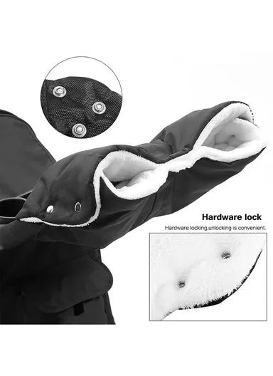 Baby Warmer Pram Stroller Winter Muff Waterproof Hand Glove