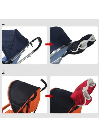 Baby Warmer Pram Stroller Winter Muff Waterproof Hand Glove