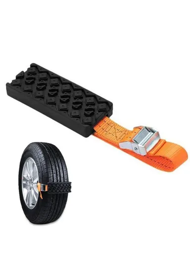 Car Recovery Traction Boards, Mud Sand Snow Tire Ladder, Off-road Vehicle Emergency Tracks Chain, Wear-resistant Non-slip Traction Mat