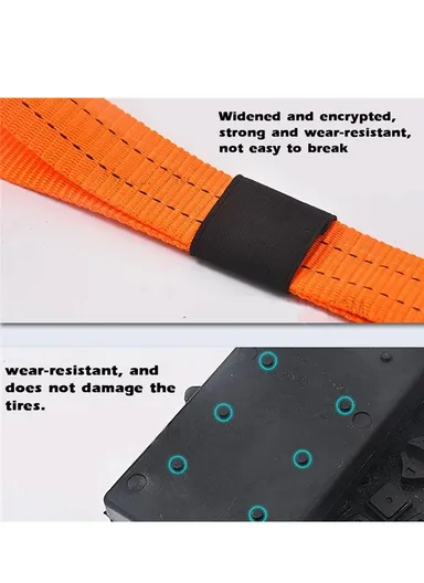 Car Recovery Traction Boards, Mud Sand Snow Tire Ladder, Off-road Vehicle Emergency Tracks Chain, Wear-resistant Non-slip Traction Mat