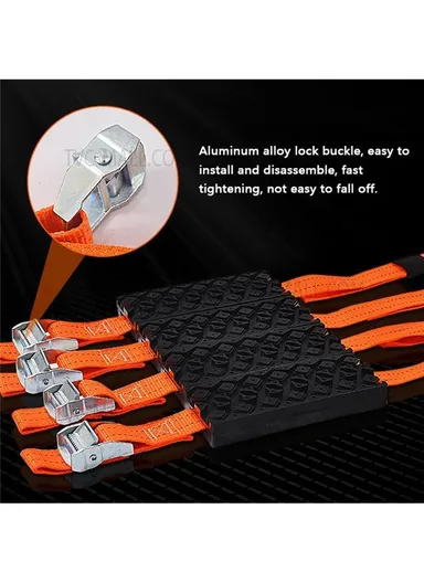 Car Recovery Traction Boards, Mud Sand Snow Tire Ladder, Off-road Vehicle Emergency Tracks Chain, Wear-resistant Non-slip Traction Mat