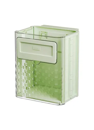 Foldable Plastic Kitchen Wall Mount Trash Can Cabinet Hanging Kitchen Waste Garbage Basket (W23.5 x D17.5 x H27.7)cm 