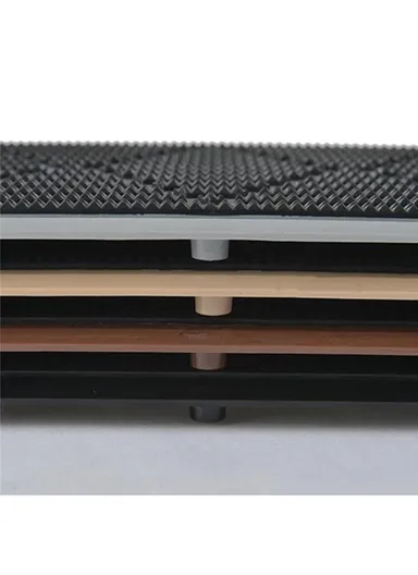 Pedal Heel Mat Cover Durable PVC Universal Non-slip Car Floor Mat (L23 x W15)cm