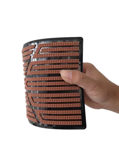 Pedal Heel Mat Cover Durable PVC Universal Non-slip Car Floor Mat (L23 x W15)cm