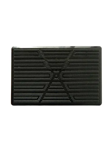 Pedal Heel Mat Cover Durable PVC Universal Non-slip Car Floor Mat (L23 x W15)cm