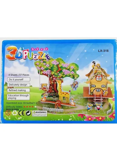 37Pcs Tree 3D Puzzles LX-318
