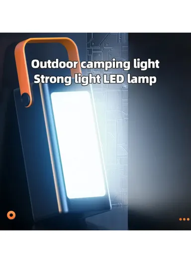 100000mAh 22.5W Portable Super Fast Charging Power Bank PD 22.5W With 4 USB, Type-C, Micro, Lightning Ports, Digital Display &amp; Camping Light PB100C