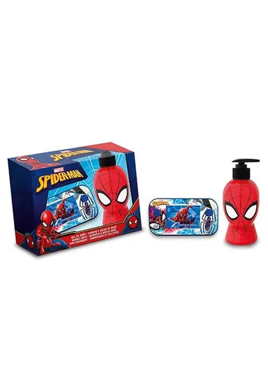 300ml 2 In 1 Shower Gel &amp; Shampoo With Water Game Spiderman Set For Boy
