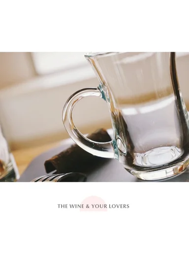 130ml 6 PCS Elegant Set Glass Drinking Tea Cups DM213 (D6 x H9)cm