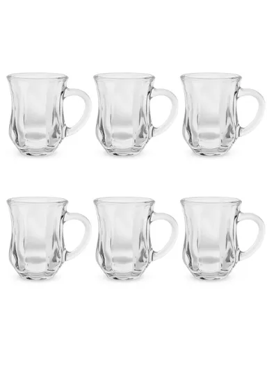 120ml 6PCS Elegant Set Glass Cups For Drinking Tea DMC016