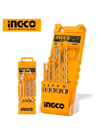 5Pcs Masonry Drill Bit Set AKD3051