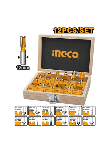12Pcs 12mm Router Blades Set AKRT1221
