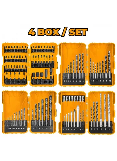 85Pcs Shaped Blades &amp; 4 Screwdrivers With 4 Boxes Set COS23045