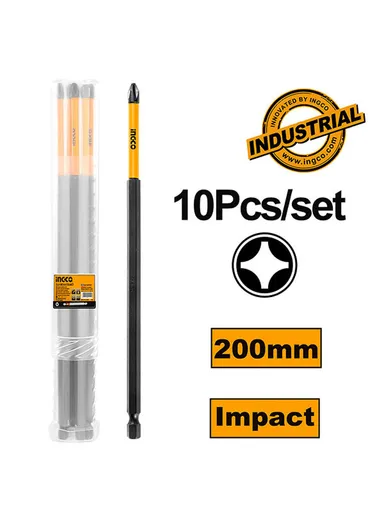 10Pcs 200mm PH2 Bolt Screwdriver Heads SDBIM11PH283