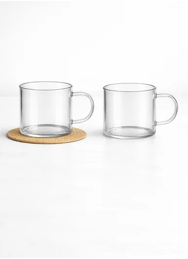 100ml 12 Pcs Round Coffee Glass Cup Set For Espresso &amp; Lattes DM001B