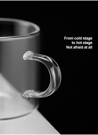 100ml 12 Pcs Round Coffee Glass Cup Set For Espresso &amp; Lattes DM001B