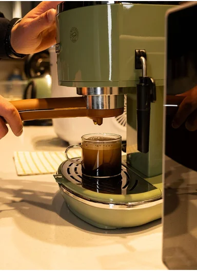 100ml 12 Pcs Round Coffee Glass Cup Set For Espresso &amp; Lattes DM001B