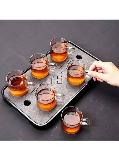 100ml 12 Pcs Round Coffee Glass Cup Set For Espresso &amp; Lattes DM001B