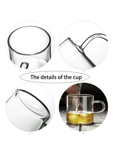 100ml 12 Pcs Round Coffee Glass Cup Set For Espresso &amp; Lattes DM001B